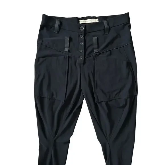 Girbaud “Cravatakiller” Pants Black – Archival Y2K Drop Crotch Trousers